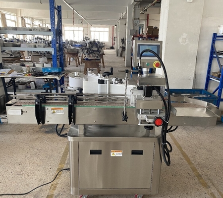 Máquina de etiquetado automático para bebidas alimenticias