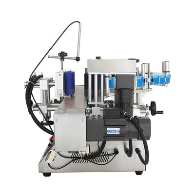Etiquetado sin esfuerzo con la máquina automática autoadhesiva redonda de etiquetado de botellas de 130 kg