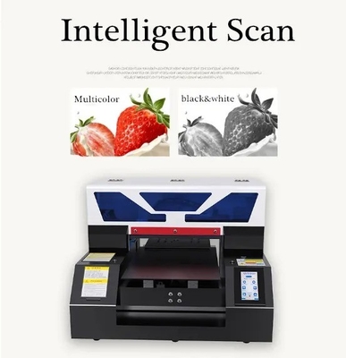 Impresora de inyección de tinta UV LED automática de cama plana A3-19 personalizada para tarjeta de identificación de caja de teléfono inteligente