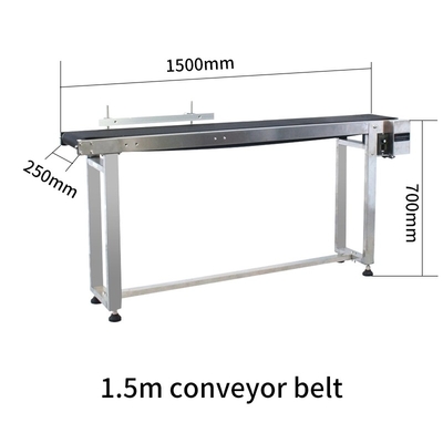 1.5m longitud del cuerpo del material de la cinta transportadora de la mesa para la línea de producción semiautomática