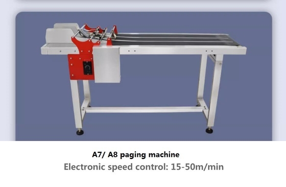 120w Alta Velocidad Impresora Datadora Automática Completa Codificador Usado Feeder Paging Machine con transportador