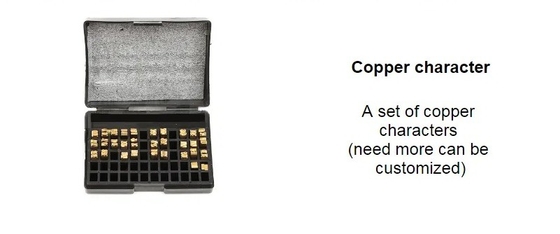 Máquina portátil de codificación de cinta para 220V 50/60Hz de voltaje y tamaño de partícula de 2*4mm