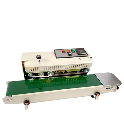 220V/50HZ FR-900 Máquina de sellado de banda continua para bolsas de plástico Rango de temperatura 0-300C