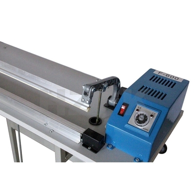 Máquina de sellado con pedal de certificación CE para bolsas de papel de plástico Velocidad máxima 12m/min 11 KG