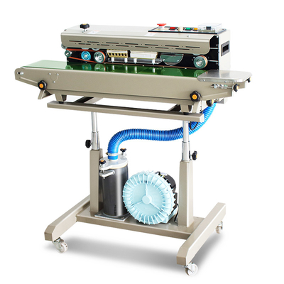 Sellador vertical de productos básicos con velocidad de llenado de gas, lavado y sellado de 0-12 m/min