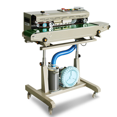 Sellador vertical de productos básicos con velocidad de llenado de gas, lavado y sellado de 0-12 m/min