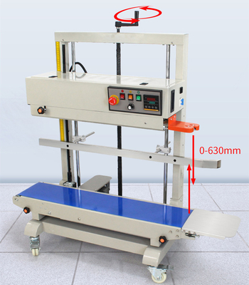 FR-1100V Máquina automática de sellado de bolsas de plástico de banda continua vertical para envases