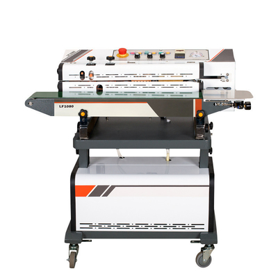 85 kg LF1080 Máquina de sellado de banda continua comercial con sellador de vacío 220V / 50HZ