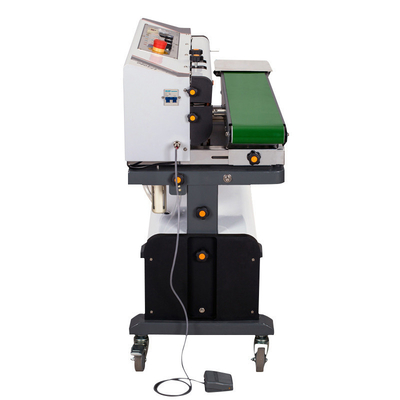 85 kg LF1080 Máquina de sellado de banda continua comercial con sellador de vacío 220V / 50HZ