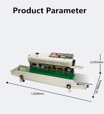FR-990 Máquina de sellado de banda continua vertical fácil de operar e ideal para textiles