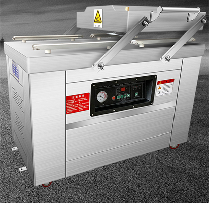 Cartones eléctricos proporcionados Máquina de embalaje de vacío de doble cámara con 1000W 750W de potencia
