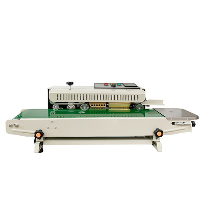 Larga vida útil Bolsas de plástico automáticas Máquina de sellado continuo sellador de banda L820*W400*H305mm