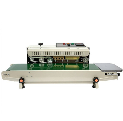 Larga vida útil Bolsas de plástico automáticas Máquina de sellado continuo sellador de banda L820*W400*H305mm