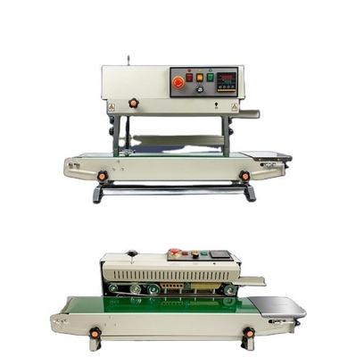 2023 Máquina de sellado automático de banda continua con impresión de fecha y voltaje de 220V/50HZ