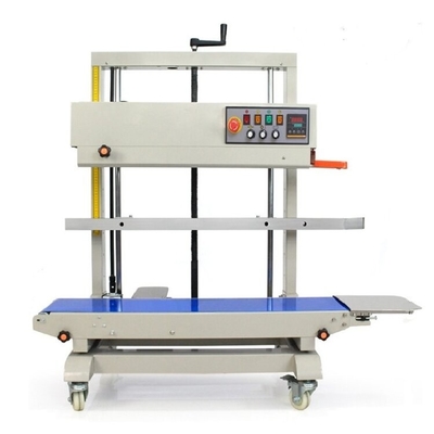 FR-1200V Máquina de sellado continuo de bolsas verticales con accionamiento eléctrico para bolsas de PE y bolsas gruesas