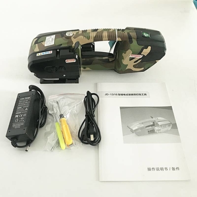 Material de embalaje metálico Batería eléctrica Herramienta portátil de banda de sujeción manual