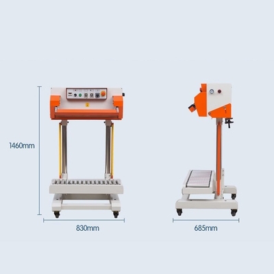 50 kg de capacidad de carga máxima sellador neumático vertical para envasado y conservación al por menor