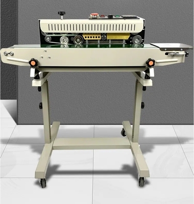 Máquina de sellado de banda de sellado vertical para bolsas de plástico Velocidad máxima 12 m/min