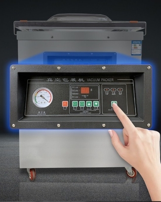 Máquina eléctrica de sellado por vacío de alimentos de cámara única vertical DZ-500/2E para almacenamiento de alimentos