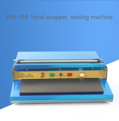 220V / 50HZ Mini plástico de estiramiento de película de agarre de mano envolvente máquina de sellado para fruta de alimentos