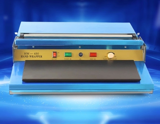 220V / 50HZ Mini plástico de estiramiento de película de agarre de mano envolvente máquina de sellado para fruta de alimentos