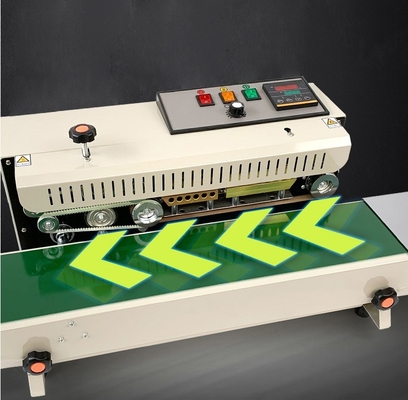 Máquina de sellado eléctrico para bolsas de alimentos y té Sellado continuo espesor ≤ 0,08 mm