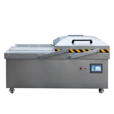 Embalaje automático de bolsas de doble cámara de aluminio con folia de vacío ventaja de la máquina de sellado