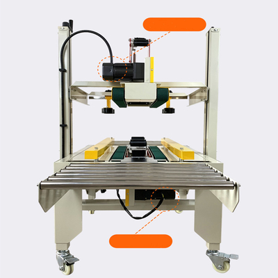 FXJ-6050 Máquina de plegado y cinta de caja de cartón semiautomática La elección ideal para el embalaje
