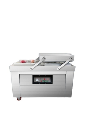 Embalaje de alimentos sin esfuerzo con la máquina de vacío rotativa automática de acero inoxidable DZ-500