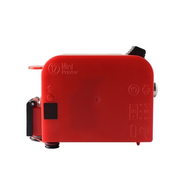 Impresora de inyección de tinta portátil mini semiautomática de 12 mm de altura para tubos de madera metálicos de bolsas de cartón