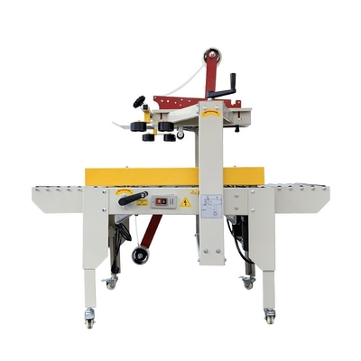 Caja de cartón de cinta adhesiva semiautomática de 220V/50HZ con accionamiento izquierdo y derecho