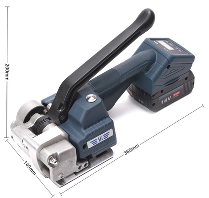 Display digital herramienta de envoltura de baterías eléctricas para correa de 13/16mm PP PET Semi automática