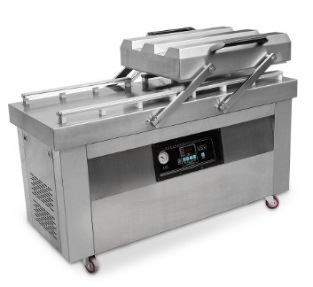 600x20mm Tamaño de banda de sellado Máquina de embalaje a vacío de frutas y verduras de doble cámara