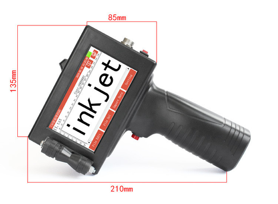 Impresora de inyección de tinta portátil de 12,7 mm fácil de operar con larga vida útil y peso de 0,89 kg