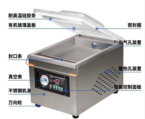 27 KG Máquina de embalaje de sellado de vacío para alimentos industriales comerciales para 2023