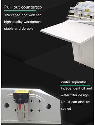 Máquina profesional de embalaje de vacío externo vertical de 620*560*1360 mm para alimentos al por menor