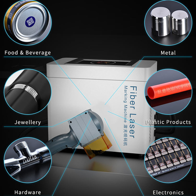 Máquina de marcado láser multifuncional para el cuerpo de botellas de cartón de plástico con código de barras/código QR