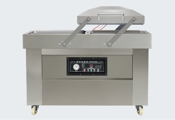 Máquina de embalaje de alimentos a vacío automática de doble cámara para textiles DZ-500/2SB