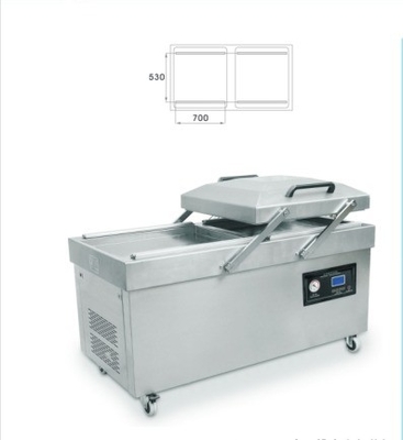 Máquina de embalaje a vacío de pescado, carne y vegetales con accionamiento eléctrico DZ-400 2SB semiautomática
