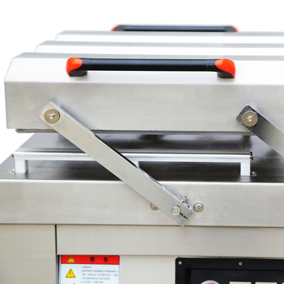 Potencia de sellado de 800W DZ-500/2SA Máquina automática de embalaje a vacío de carnes de doble cámara