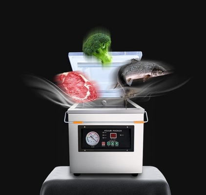 Máquinas de embalaje a vacío de escritorio para almacenamiento de carne fresca, pescado y verduras
