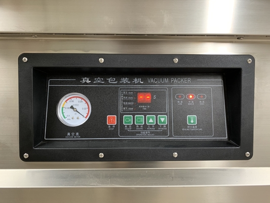Sellador de vacío vertical para frutas Arroz Carne y pescado Acero inoxidable de grado comercial