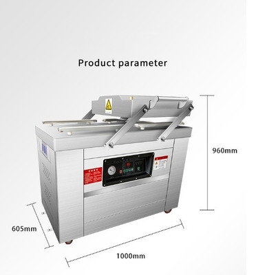 DZ-400/2SA sellador de vacío de doble cámara multifunción para frutas y pescados congelados
