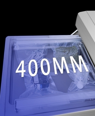 Sellador de pollo industrial de doble cámara de vacío para bolsas de embalaje ancho de sellado de 10 mm