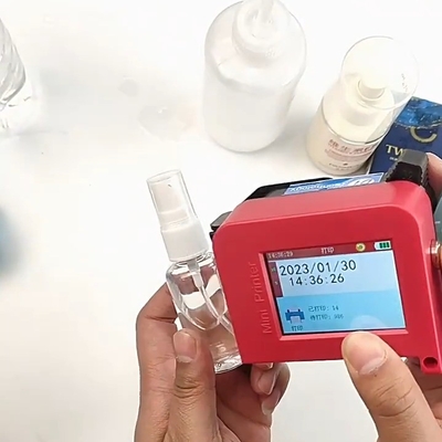 12Impresora de inyección de tinta portátil de.7mm Mini130 para soluciones de identificación de sitios de construcción