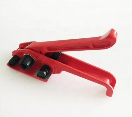 Máquina de correa H19 roja Correa de plástico Manual de embalaje de la herramienta de tensión para correa de PP PET