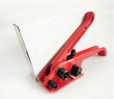 Máquina de correa H19 roja Correa de plástico Manual de embalaje de la herramienta de tensión para correa de PP PET