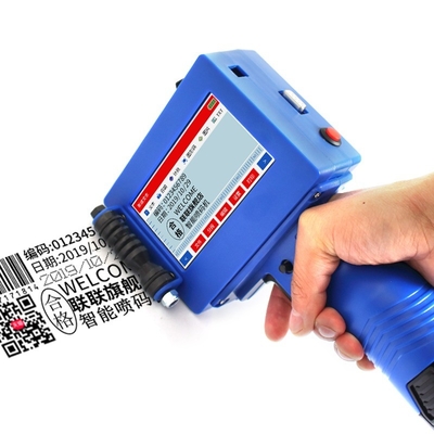 Impresora de inyección de tinta portátil de 600DPI para bolsas de cartón de madera de vidrio portátil y compacto