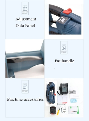 Tiempo de carga rápida Máquina de envoltura automática V2 con batería para correas de plástico