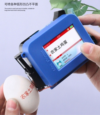 Impresora de papel 12.7 mm Mini Impresora para bolsas de alimentos Cuerpo de botellas Fecha de producción Impresión